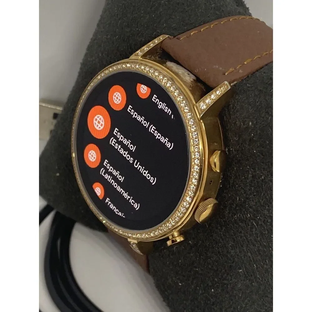 Fossil Gen 4 Authentic Digital Dial Smart Watch Custom Band FTW6015 AB608